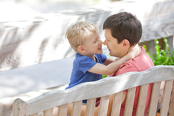 Image showing family outdoors