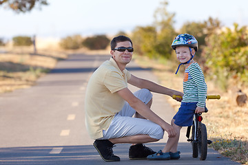 Image showing family in a park