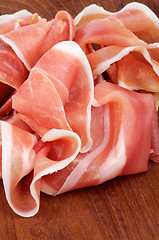 Image showing Jamon Slices