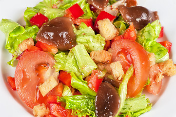 Image showing Mushrooms salad