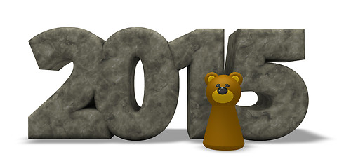 Image showing bear year 2015