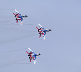 Image showing Acrobatic group MiG-29