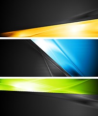 Image showing Vibrant vector banners