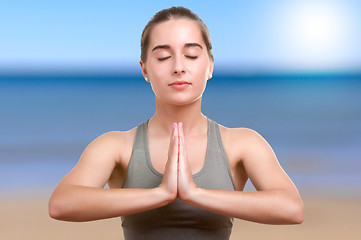 Image showing Woman Meditating