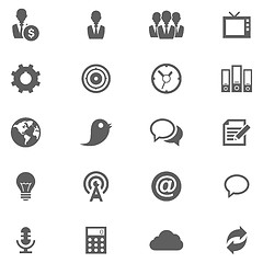 Image showing Cloud Icon set