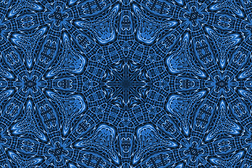 Image showing Abstract blue background