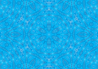 Image showing Blue abstract background