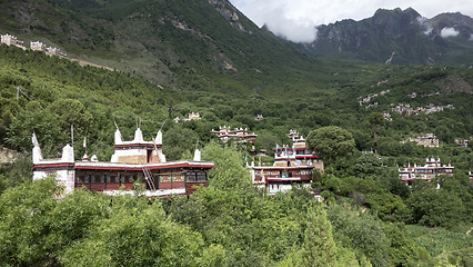 Image showing Jiaju Tibetan Village