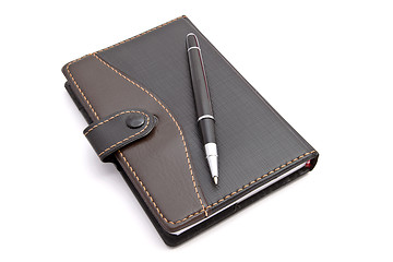 Image showing Notebook and Pen