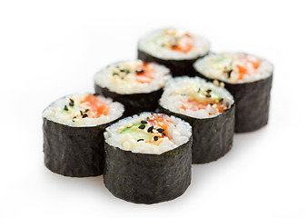 Image showing sushi on white background