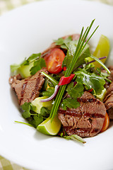 Image showing roastbeef salad