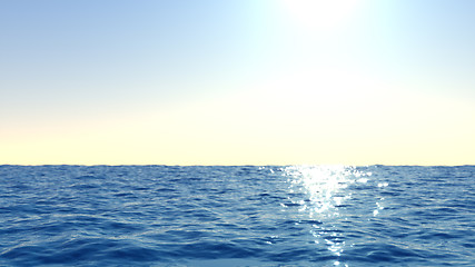 Image showing Sunny day in the ocean