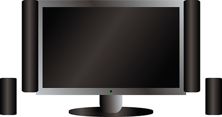 Image showing black lcd silver
