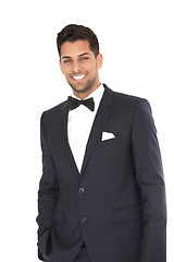 Image showing Handsome groom