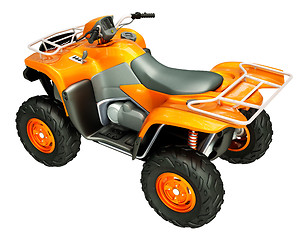 Image showing Quad bike isolated