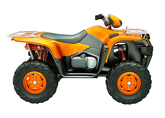 Image showing Quad bike isolated