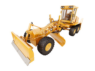 Image showing Modern grader isolated