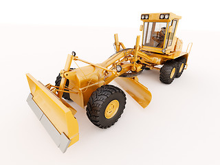 Image showing Modern grader 