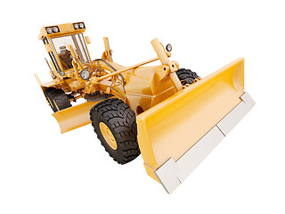 Image showing Modern grader isolated