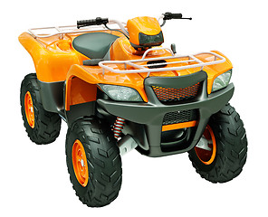 Image showing Quad bike isolated