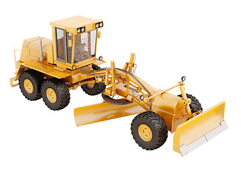 Image showing Modern grader isolated