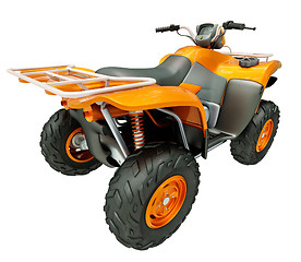 Image showing Quad bike isolated