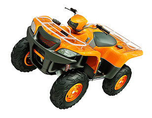 Image showing Quad bike isolated