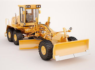 Image showing Modern grader 