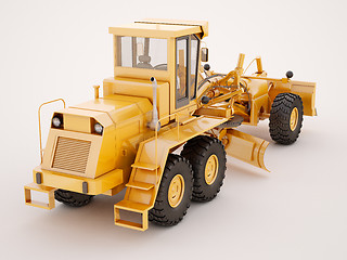 Image showing Modern grader 