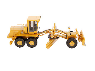 Image showing Modern grader isolated