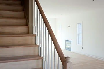 Image showing Unfinished Stairs Home Interior
