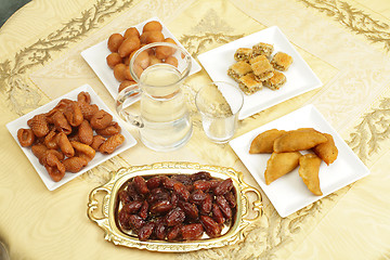 Image showing Iftar table