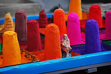 Image showing Dyes in the Eastern market. India