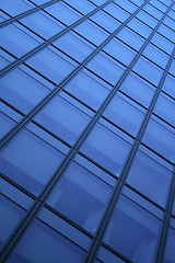 Image showing Blue windows background