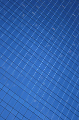 Image showing Blue windows pattern