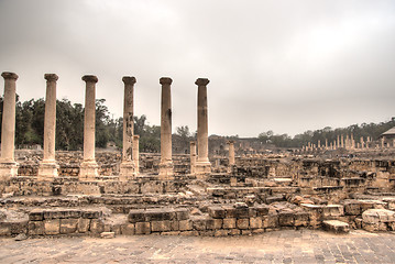 Image showing Ancient ruins in Israel travel