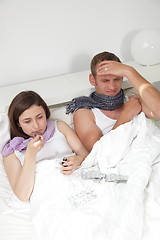 Image showing Sick couple