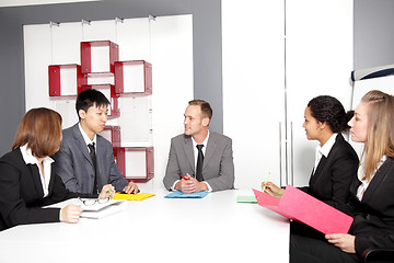 Image showing Meeting in conference room