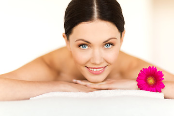 Image showing woman in spa