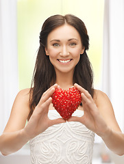 Image showing woman showing heart shape