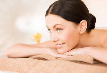 Image showing woman in spa