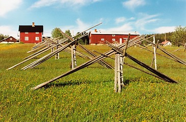 Image showing red cottage