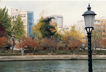 Image showing promenade at the bank