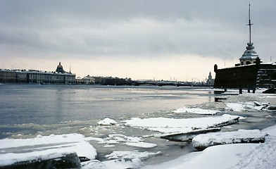 Image showing promenade at the bank