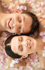 Image showing couple in spa