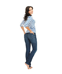 Image showing woman wearing jeans