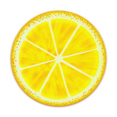 Image showing slice of lemon