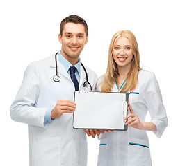 Image showing two young attractive doctors