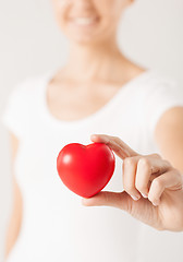 Image showing woman hands with heart