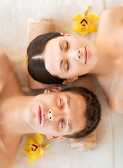 Image showing couple in spa